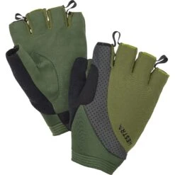 Hestra Apex Reflective Short - 5 Finger Gants Vélo - Olive