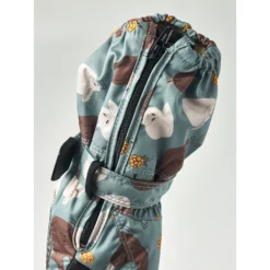 Hestra Mitaines - Baby Zip Long - Sea Blue Print -Hestra hestra baby zip long mittens sea blue print 2 1552478