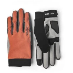 Hestra Gants Vélo Bike Guard Long - 5 Finger - Orange -Hestra hestra bike guard long 5 finger gloves orange 2 1440304