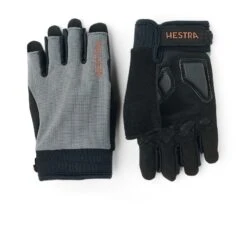 Hestra Gants Vélo Bike Guard Short - 5 Finger - Charocoal -Hestra hestra bike guard short 5 finger gloves charocoal 4 1440935