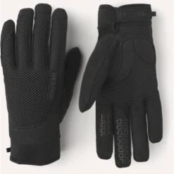 Hestra Bike Long Sr. - 5 Finger Gants Vélo - Noir / Noir -Hestra hestra bike long sr 1206851
