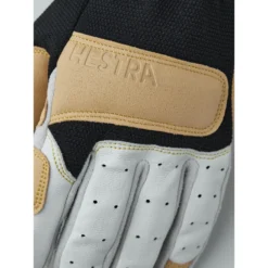 Hestra Gants Climbers Long - 5 Finger - Offwhite / Black -Hestra hestra climbers long 5 finger gloves offwhite black 3 1441038