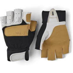 Hestra Gants Climbers Short - 5 Finger - Offwhite / Black