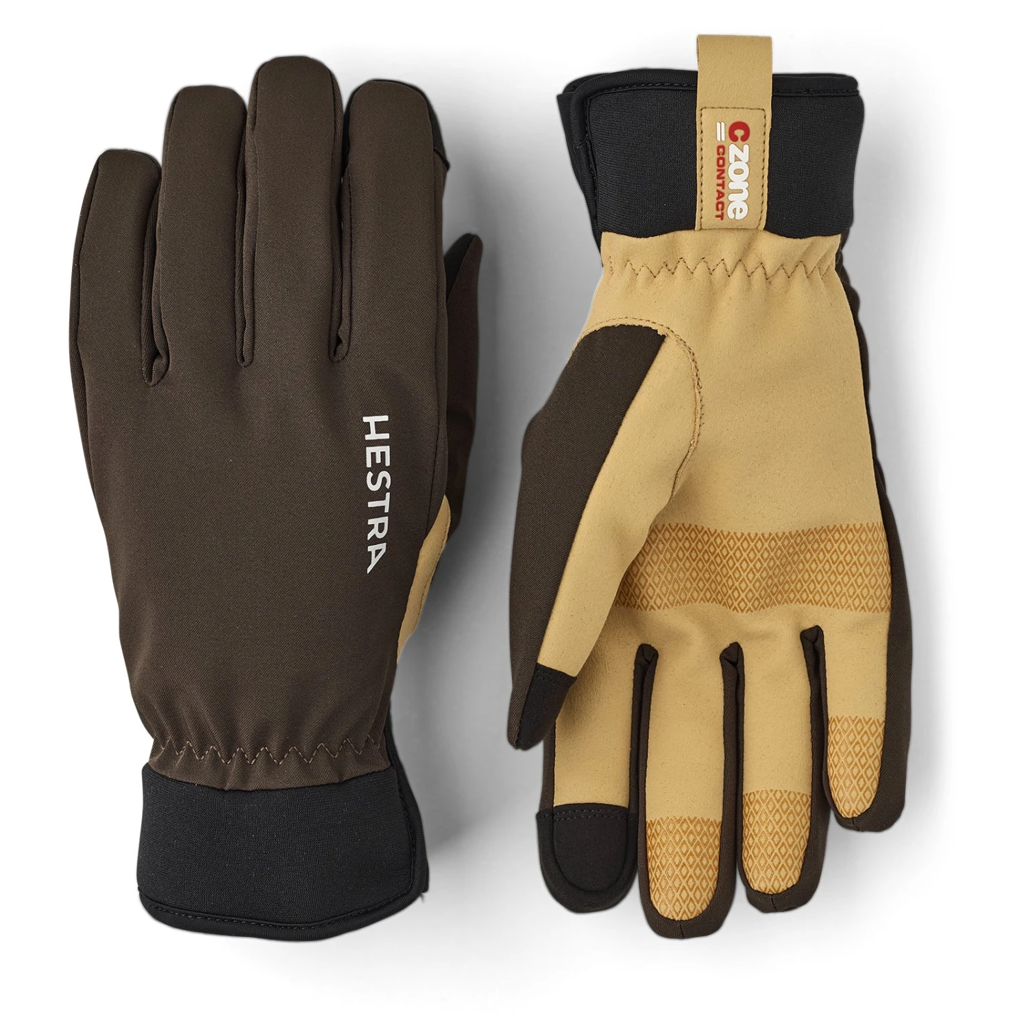 Hestra CZone Contact - 5 Finger Gants Outdoor - Dark Forest 1 Hestra CZone Contact - 5 Finger Gants Outdoor - Dark Forest