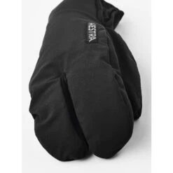 Hestra Gants De Vélo à 3 Doigts - CZone Mistral Split Mitt - Noir -Hestra hestra czone mistral split mitt 3 finger bike gloves black 2 1552554