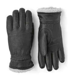 Hestra Deerskin Primaloft Gants En Cuir - Noir