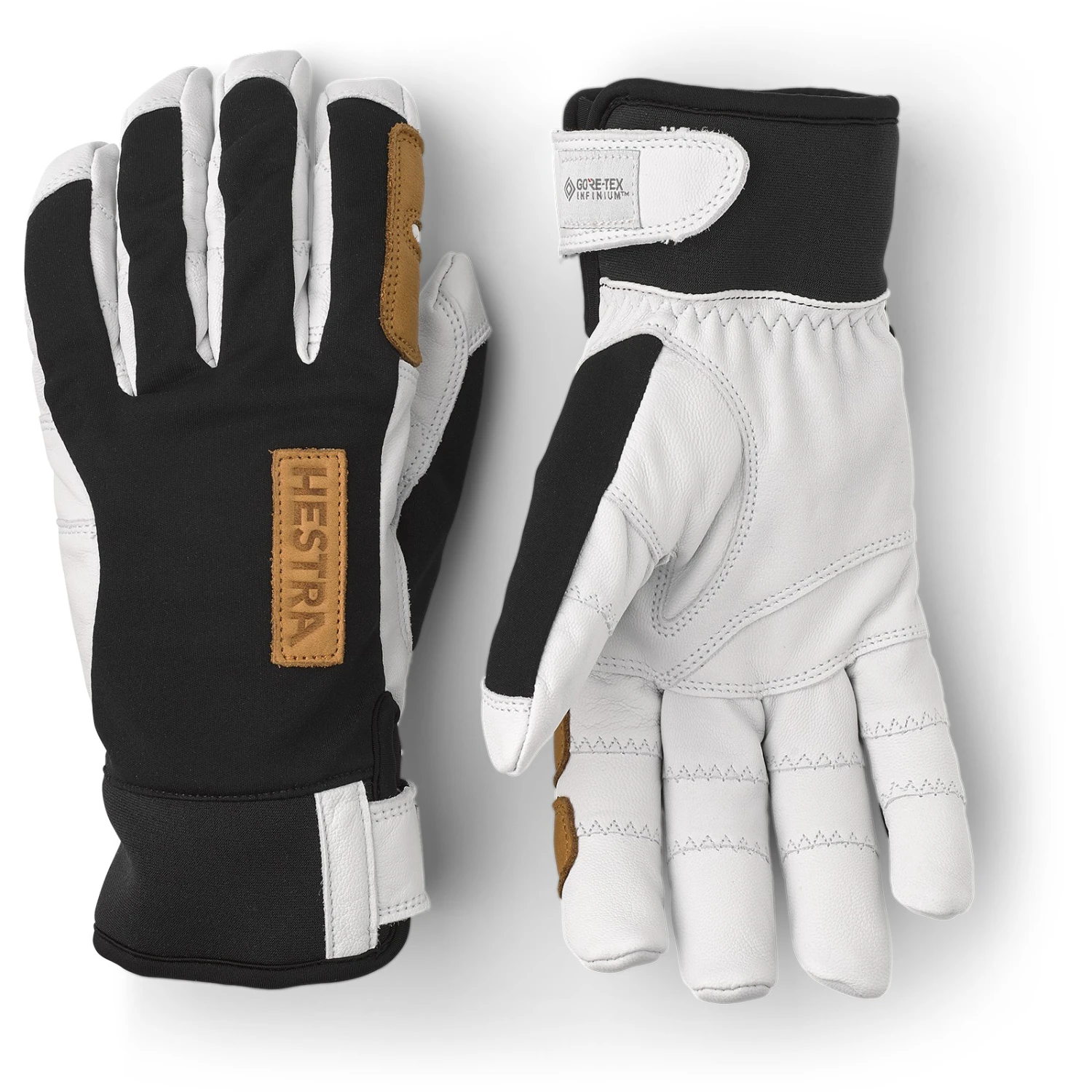 Hestra Gants Outdoor à 5 Doigts - Ergo Grip Active Wool Terry - Black/offwhite 1 Hestra Gants Outdoor à 5 Doigts - Ergo Grip Active Wool Terry - Black/offwhite