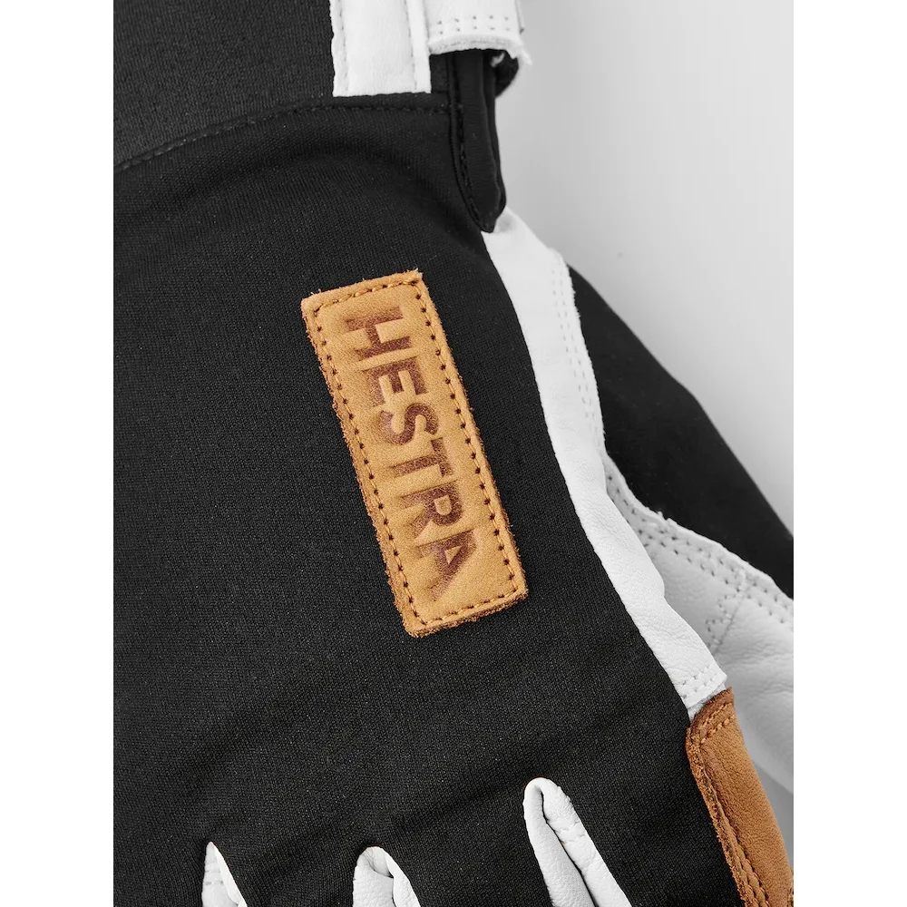 Hestra Gants Outdoor à 5 Doigts - Ergo Grip Active Wool Terry - Black/offwhite 4 Hestra Gants Outdoor à 5 Doigts - Ergo Grip Active Wool Terry - Black/offwhite – Image 4