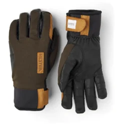 Hestra Gants Outdoor à 5 Doigts - Ergo Grip Active Wool Terry - Dark Forest/black