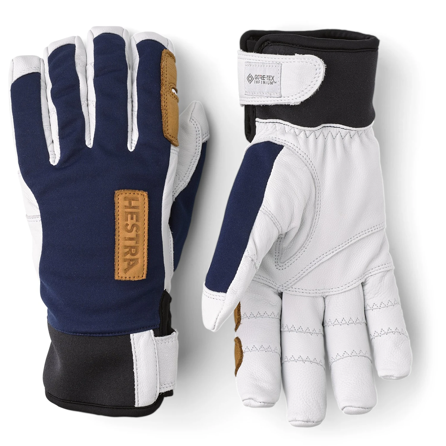 Hestra Gants Outdoor à 5 Doigts - Ergo Grip Active Wool Terry - Navy/offwhite 1 Hestra Gants Outdoor à 5 Doigts - Ergo Grip Active Wool Terry - Navy/offwhite