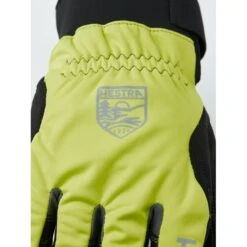 Hestra Ergo Grip Long - 5 Finger Gants Vélo - Jaune / Noir -Hestra hestra ergo grip long 5 finger bike gloves yellow black 4 1208134