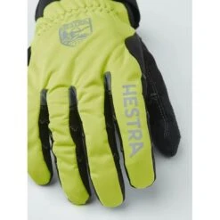 Hestra Ergo Grip Long - 5 Finger Gants Vélo - Jaune / Noir -Hestra hestra ergo grip long 5 finger bike gloves yellow black 5 1208135