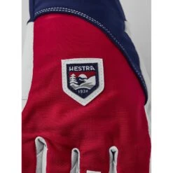 Hestra Gants Vélo - Ergo Grip Race Cut 5-finger - Red/navy -Hestra hestra ergo grip race cut 5 finger gloves red navy 4 1070937