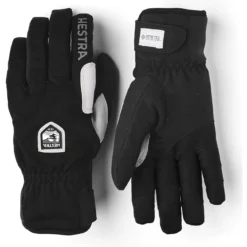 Hestra Gants De Ski De Fond 5 Doigts - Ergo Grip Wool Touring - Noir
