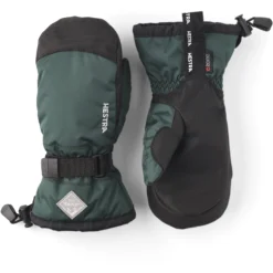 Hestra Gauntlet CZone Junior Mitaines - Bottle Green/black