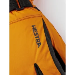 Hestra Gants Enfants 3 Doigts - Gauntlet CZone - Orange/graphite -Hestra hestra gauntlet czone junior 3 finger gloves orange graphite 4 1553963
