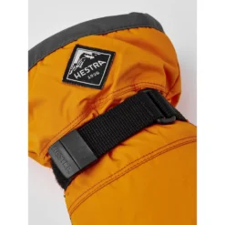 Hestra Gants Enfants 3 Doigts - Gauntlet CZone - Orange/graphite -Hestra hestra gauntlet czone junior 3 finger gloves orange graphite 5 1553964