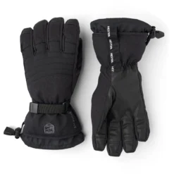 Hestra Gore-Tex Perform - 5 Finger Gants De Ski - Noir/noir