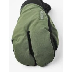 Hestra Gants De Vélo à 3 Doigts - CZone Mistral Split Mitt - Olive -Hestra hestra guantes de ciclismo de 3 dedos czone mistral split mitt olive 3 1552550