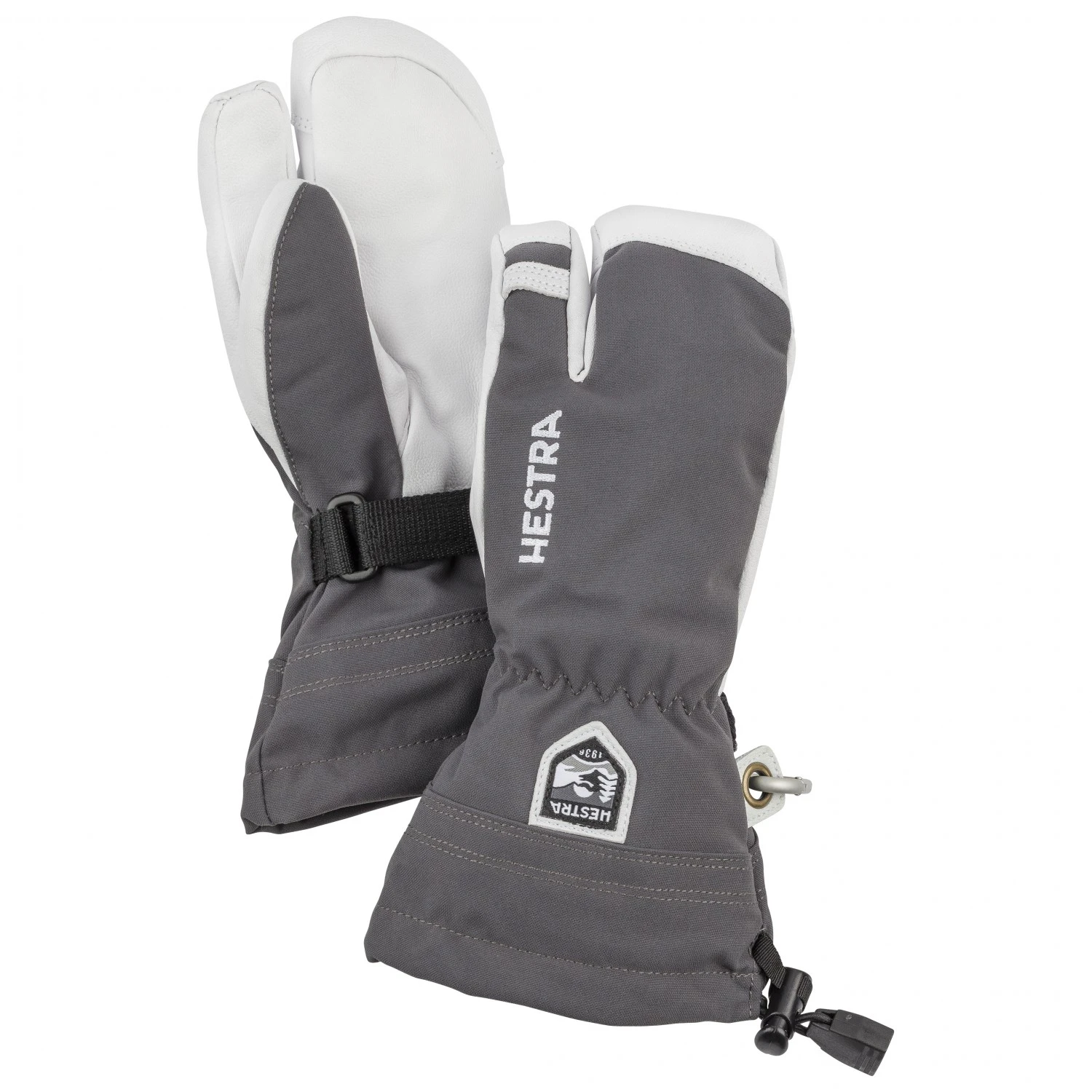 Hestra - Kid's Army Leather Heli Ski 3 Finger - Gants 2 Hestra - Kid's Army Leather Heli Ski 3 Finger - Gants – Image 2