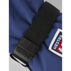 Hestra Kids' Wool Terry Mitaines - Medium Blue -Hestra hestra kids wool terry mittens medium blue 4 1326283