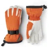 Hestra Gants De Ski à 5 Doigts - Powder Gauntlet - Brick Red