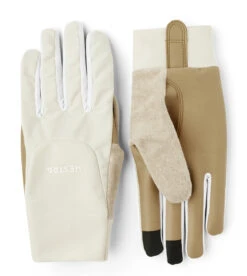 Hestra Gants Vélo Sprint Long - 5 Finger - Almond White / Almond White