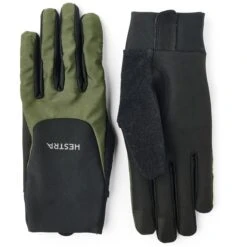 Hestra Gants Vélo Sprint Long - 5 Finger - Olive / Noir