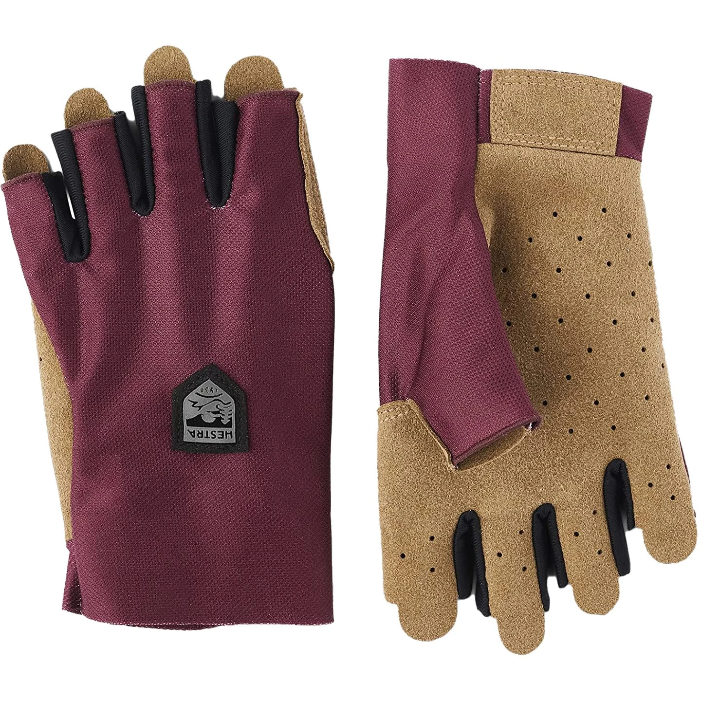 Hestra Gants Vélo Ventair Short - 5 Finger - Rouge Foncé 1 Hestra Gants Vélo Ventair Short - 5 Finger - Rouge Foncé