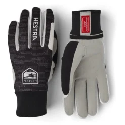 Hestra Windstopper Active Grip - 5 Finger Gants De Ski De Fond - Black Print