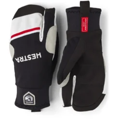 Hestra Gants à 3 Doigts - Windstopper Race Tracker - Noir