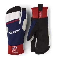 Hestra Gants à 3 Doigts - Windstopper Race Tracker - Navy/red