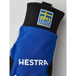 Hestra Gants à 3 Doigts - Windstopper Race Tracker - Royal Blue/yellow -Hestra hestra windstopper race tracker 3 finger gloves royal blue yellow 4 1328531