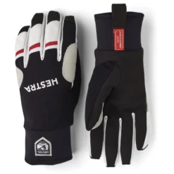 Hestra Gants à 5 Doigts - Windstopper Race Tracker - Noir