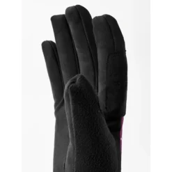 Hestra XC Primaloft - 5 Finger Gants De Ski De Fond Femme - Bordeaux Print -Hestra hestra womens xc primaloft 5 finger cross country gloves bordeaux print 4 1329028
