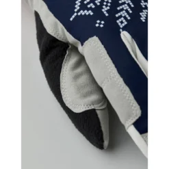 Hestra XC Primaloft - 5 Finger Gants De Ski De Fond Femme - Dark Navy Print -Hestra hestra womens xc primaloft 5 finger cross country gloves dark navy print 2 1329032