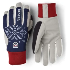Hestra XC Primaloft - 5 Finger Gants De Ski De Fond Femme - Dark Navy Print